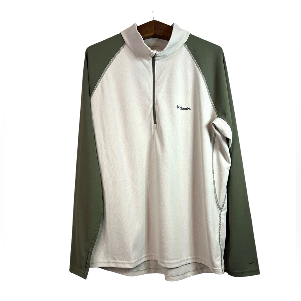 Columbia Narrows Pointe Half Zip Top Omni-Shade Mens Outdoor Sweatshirt Size XL